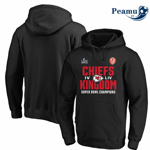 Peamu - Felpa con cappuccio Kansas City Chiefs Super Bowl 2020 Champions