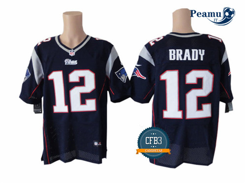 Peamu - Tom Brady, New England Patriots - Blu Navy