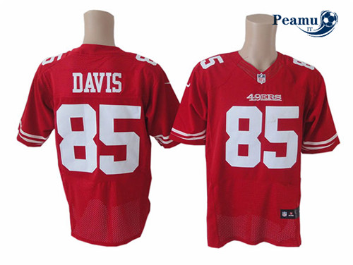 Peamu - Vernon Davis, San Francisco 49ers - Rosso