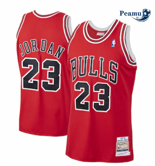 Peamu - Michael Jordan, Chicago Bulls Mitchell & Ness - Rosso
