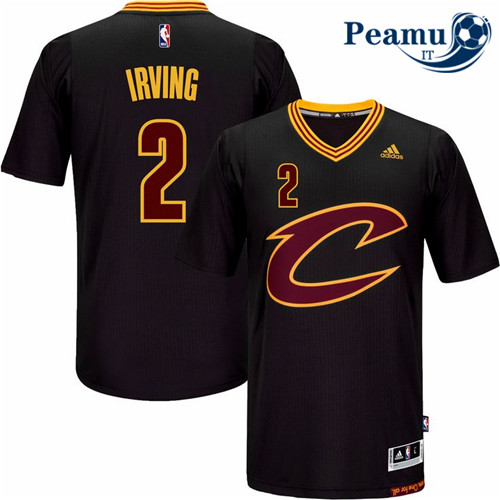 Peamu - Kyrie Irving, Cleveland Cavaliers - Nero Sleeve Swingman
