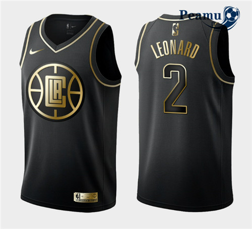 Peamu - Kawhi Leonard, Los Angeles Clippers - Nero/Or