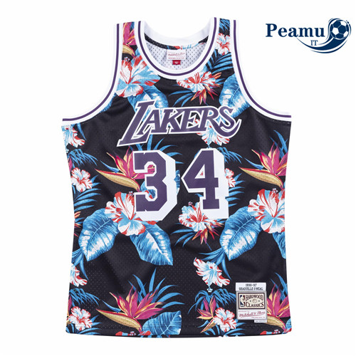 Peamu - Shaquille O'Neal, Los Angeles Lakers - Mitchell & Ness Floral Pack