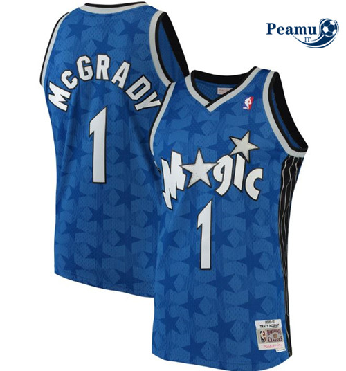 Peamu - Tracy McGrady, Orlando Magic, Mitchell&Ness - Blu