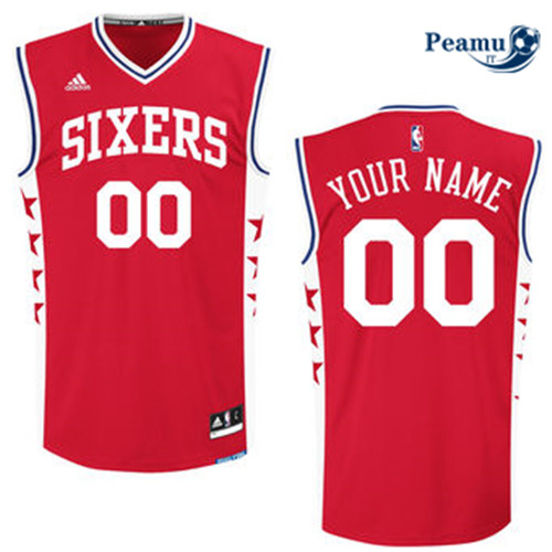 Peamu - Custom, Philadelphia 76ers [Rosso]