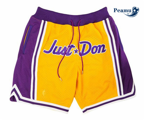 Peamu - Pantaloncini JUST ☆ DON Los Angeles Lakers