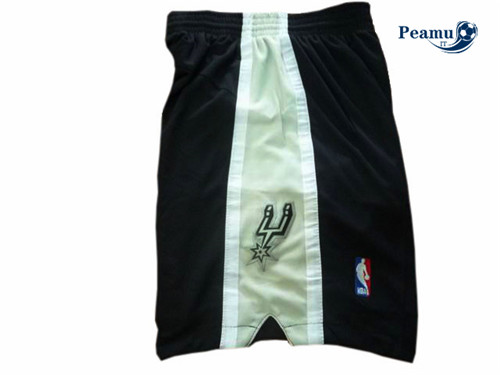 Peamu - Pantaloncini San Antonio Spurs [Negro y Biancao]