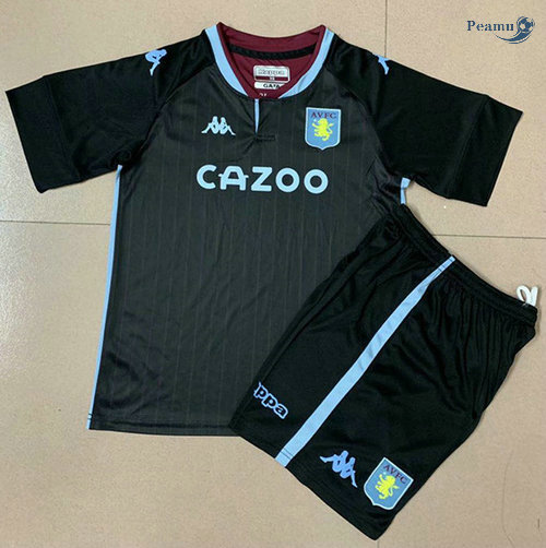 Maglia Calcio Aston Villa Bambino Seconda 2020-2021