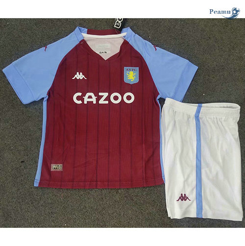 Maglia Calcio Aston Villa Bambino Prima 2020-2021