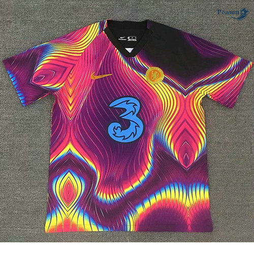 Maglia Calcio Chelsea Rosso fluorescent 2020-2021