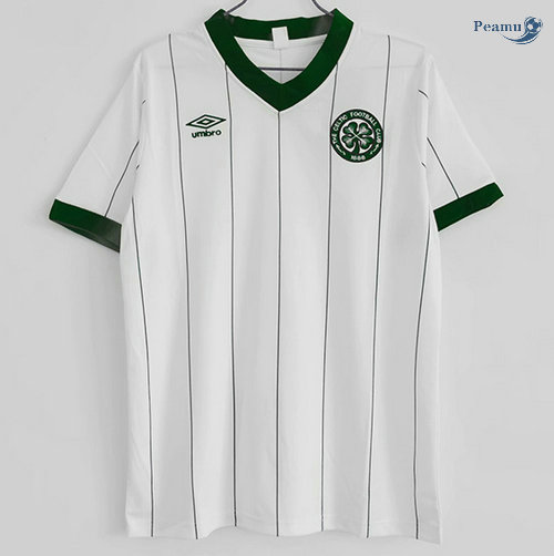 Classico Maglie Celtic Bianca 1984-86