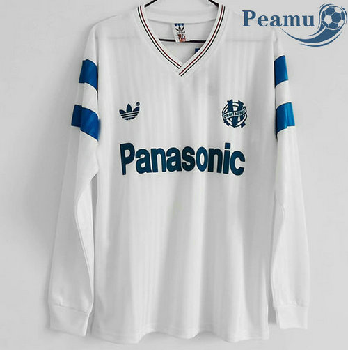 Classico Maglie Marsiglia Prima Manica lunga 1990