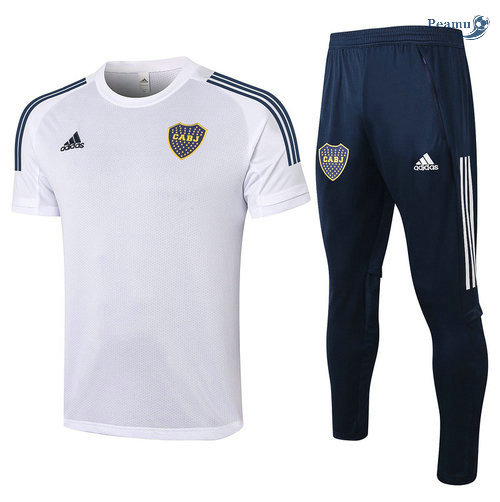 Kit Maglia Formazione Boca Juniors + Pantaloni Bianca 2020-2021