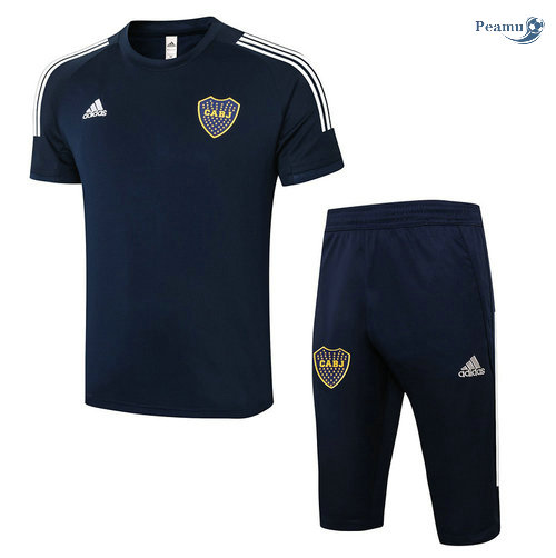 Nuova Kit Maglia Formazione Boca Juniors Pantalonii Blu Navy ...