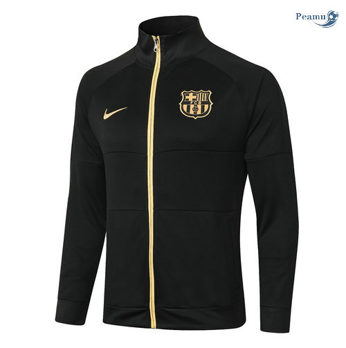Giacca Calcio Barcellona Nero 2020-2021