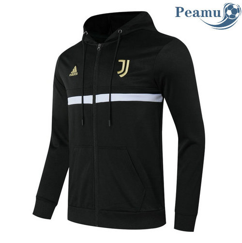 Giacca Calcio à Capuche Juventus Nero 2020-2021