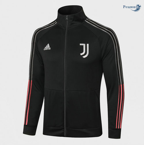 Giacca Calcio Juventus Nero 2020-2021 Collo Alto