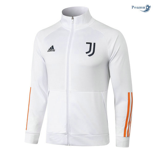 Giacca Calcio Juventus Bianca 2020-2021 Collo Alto