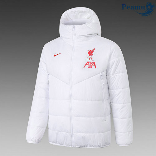 Giacca Doudoune Liverpool Bianca 2020-2021