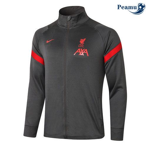 Giacca Calcio Liverpool Grigio scuro 2020-2021