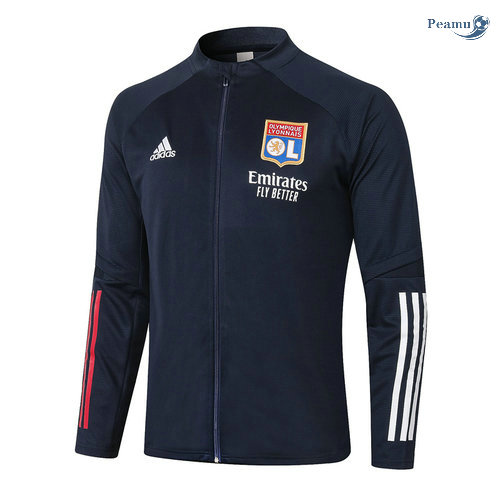 Giacca Calcio Lyon Blu Navy 2020-2021