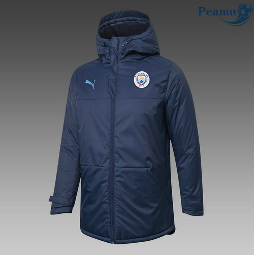 Giacca Doudoune Manchester City Blu Navy 2020-2021