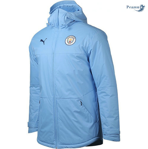 Giacca Doudoune Manchester City Azzurro 2020-2021