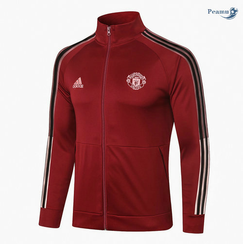 Giacca Calcio Manchester United Bordeaux 2020-2021