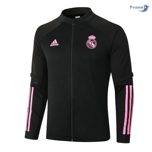 Giacca Calcio Real Madrid Nero/Rosso 2020-2021