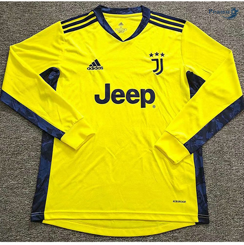 Maglia Calcio Juventus Portiere Giallo Manica lunga 2020-2021