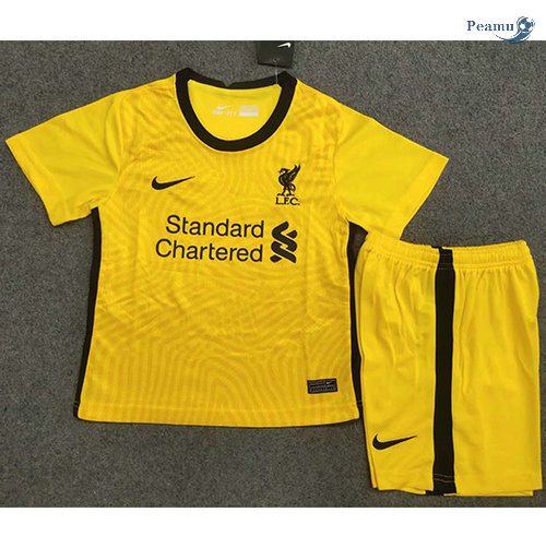 Maglia Calcio Liverpool Bambino Portiere Giallo 2020-2021