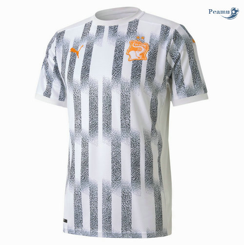 Maglia Calcio Costa d'Avorio Seconda Bianca 2020-2021