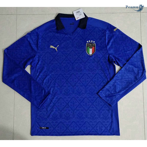 Maglia Calcio Italia Prima Manica lunga 2020-2021