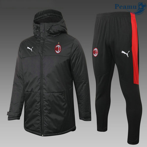 Tuta Calcio - Doudoune AC Milan Nero 2020-2021