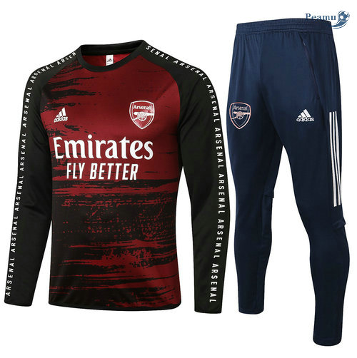 Tuta Calcio Arsenal Nero/Rosso 2020-2021