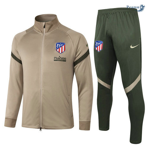 Tuta Calcio - Giacca Atletico Madrid Kaki 2020-2021