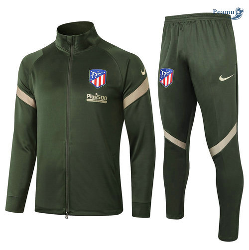Tuta Calcio - Giacca Atletico Madrid Armee Verde 2020-2021
