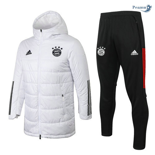 Tuta Calcio - Doudoune Bayern Monaco Bianca 2020-2021