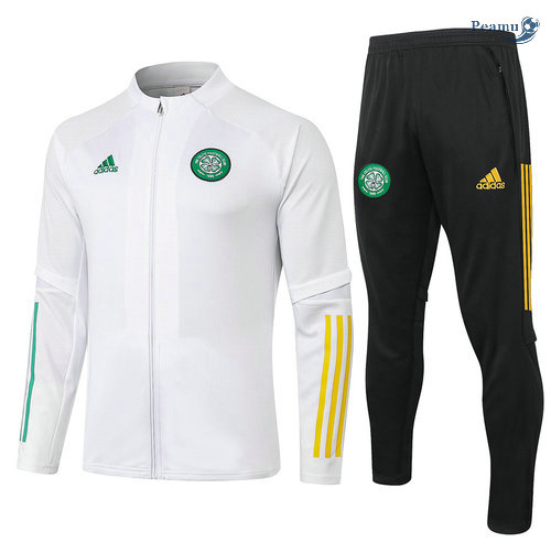 Tuta Calcio - Giacca Celtic Bianca 2020-2021