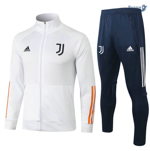Tuta Calcio - Giacca Juventus Bianca 2020-2021 Collo Alto