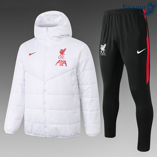 Tuta Calcio - Doudoune Liverpool Bianca 2020-2021