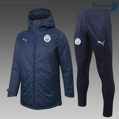 Tuta Calcio - Doudoune Manchester City Blu Navy 2020-2021
