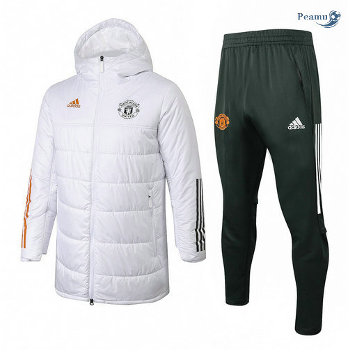 Tuta Calcio - Doudoune Manchester United Bianca 2020-2021