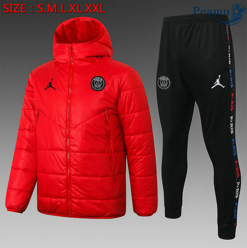 Tuta Calcio - Doudoune Jordan PSG Rosso 2020-2021