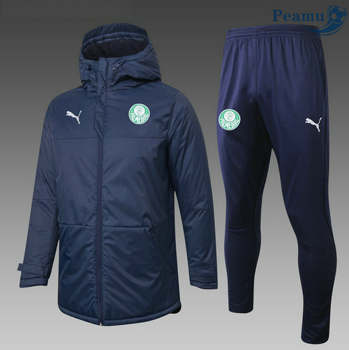 Tuta Calcio - Doudoune Palmeiras Blu Navy 2020-2021