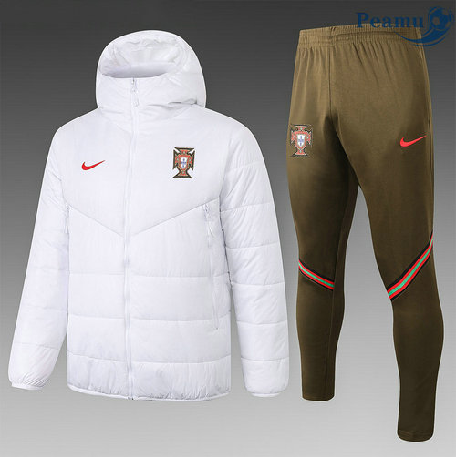 Tuta Calcio - Doudoune Portogallo Bianca 2020-2021