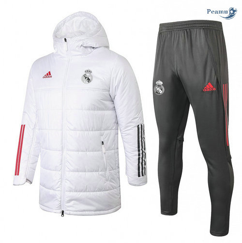 Tuta Calcio - Doudoune Real Madrid Bianca 2020-2021