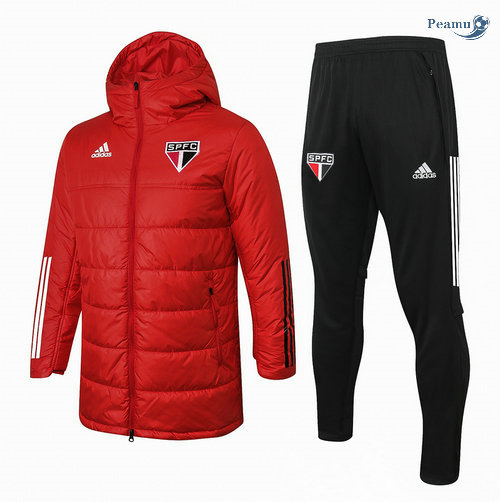 Tuta Calcio - Doudoune Sao Paulo Rosso 2020-2021