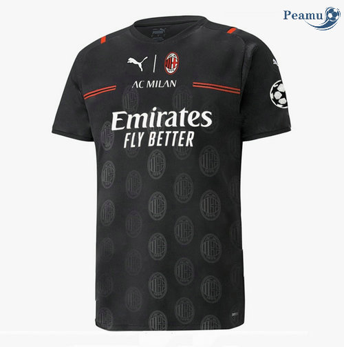 Maglia Calcio AC Milan Concept Nero 2021-2022