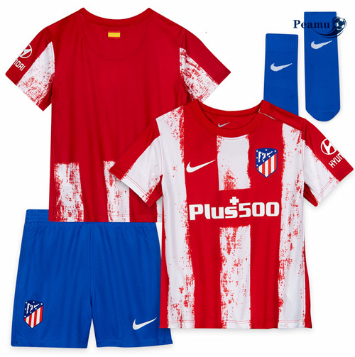Maglia Calcio Atletico Madrid Bambino Prima 2021-2022